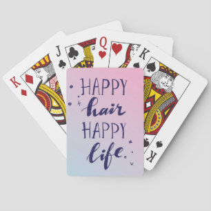 Baralho Vida feliz do cabelo feliz