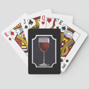 Baralho Vidro de vinho - cartas de jogar
