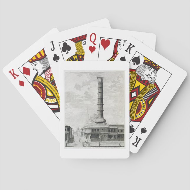 Baralho View of the Column of Constantine and the Principa (Verso)