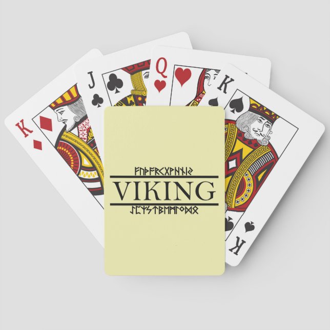 Baralho Viking Executa Placas de Reprodução (Clássico) (Verso)