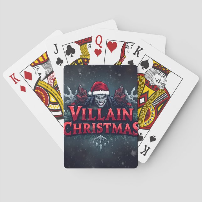 Baralho Villain Store Christmas Classic Playing Cards – Ho (Verso)