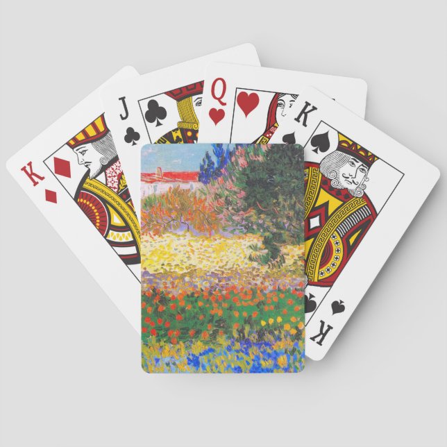 Baralho Vincent Van Gogh Flor Garden (Verso)