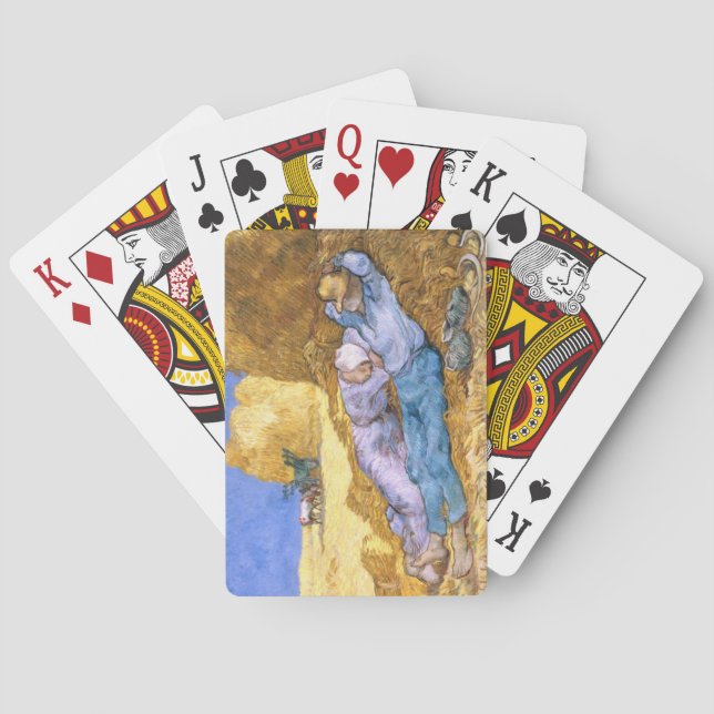 Baralho Vincent van Gogh | Noon, The Siesta, after Millet (Verso)