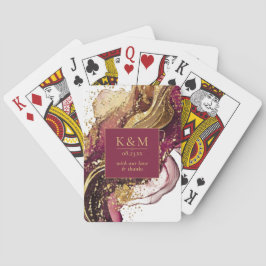 Baralho Vinho Vermelho abstrato com Vinho Nado Espumante I