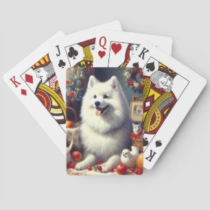 Baralho Vintage American Eskimo Painting