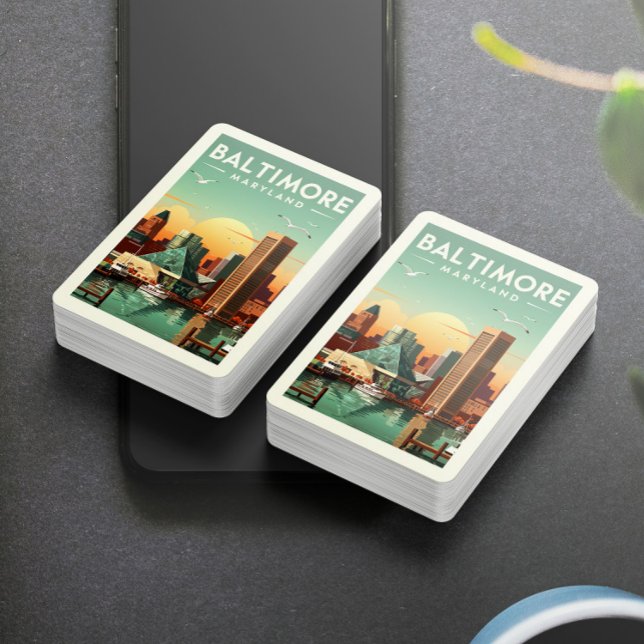 Baralho Vintage Baltimore Maryland (Criador carregado)