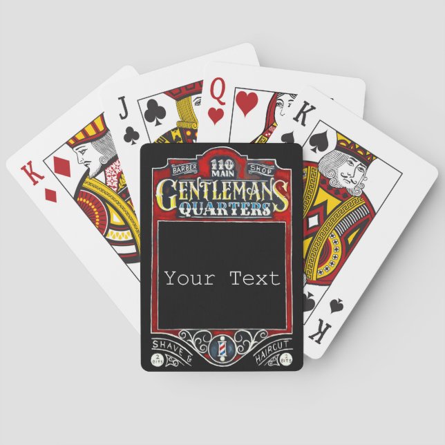 Baralho Vintage Barbershop (Verso)