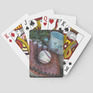 Baralho Vintage Baseball Mit e Ball Baseball Glove Amer