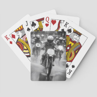Baralho Vintage Biker Rain Ride Playing Cards