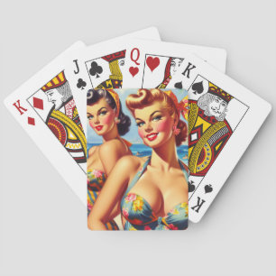Baralho Vintage Bikini Summer Pinups