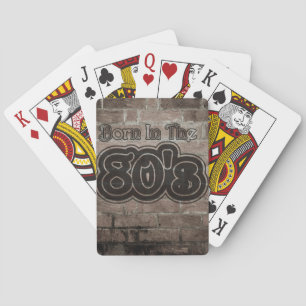 Baralho Vintage Born In The 80's