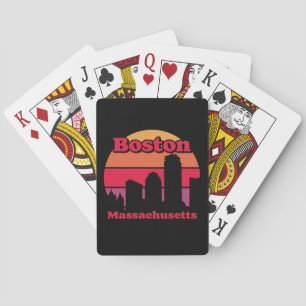 Baralho Vintage Boston Massachusetts