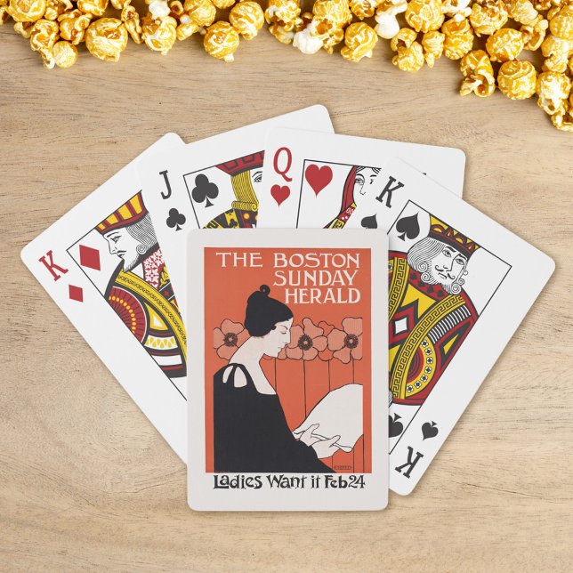 Baralho Vintage Boston Sunday Herald (Criador carregado)