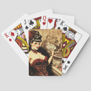 Baralho Vintage Casino Girl