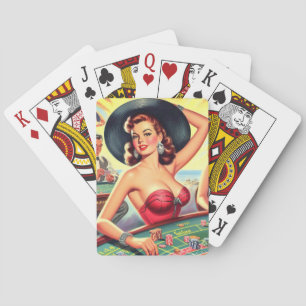 Baralho Vintage Casino Girls