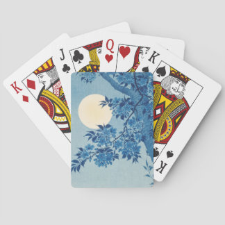 Baralho Vintage, cerejeira japonesa, flor e lua