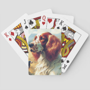 Baralho Vintage English Setter Oil Painting