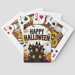 Baralho Vintage feliz arte de Halloween