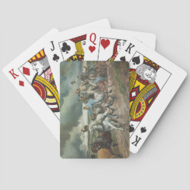 Baralho Vintage Fire Engine (por Eugène Burnand)