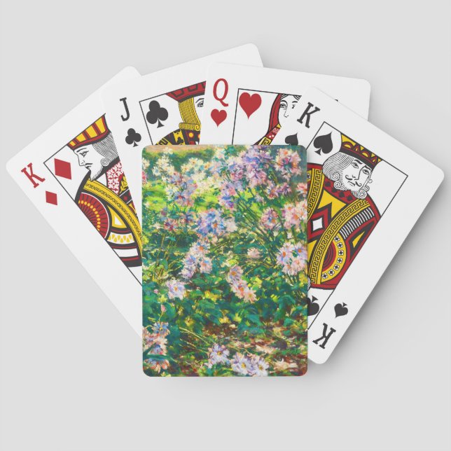 Baralho Vintage Flores bonito Ilustração Windflower (Verso)