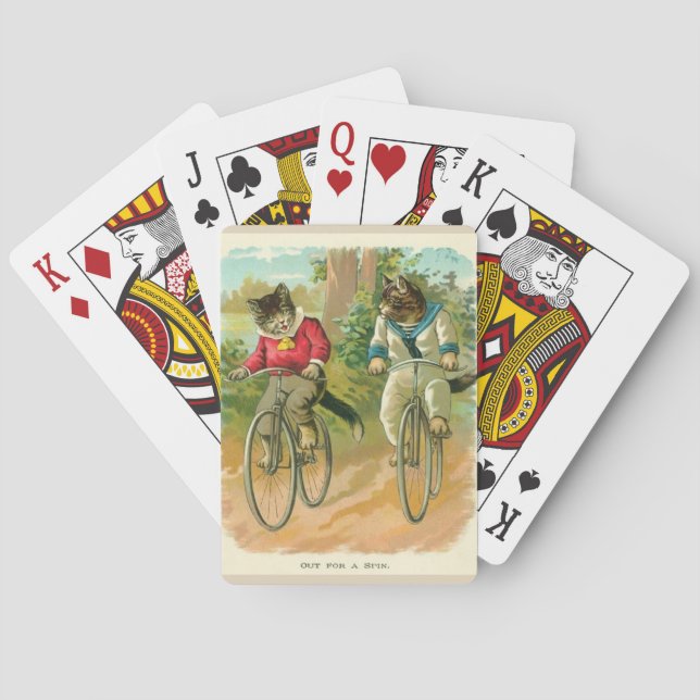 Baralho Vintage - Gatos em (Verso)