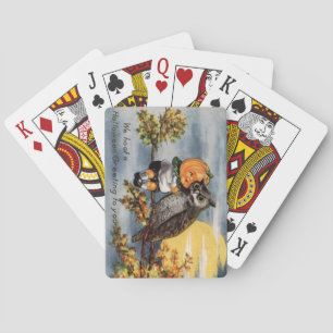 Baralho Vintage Halloween Art Play Cards