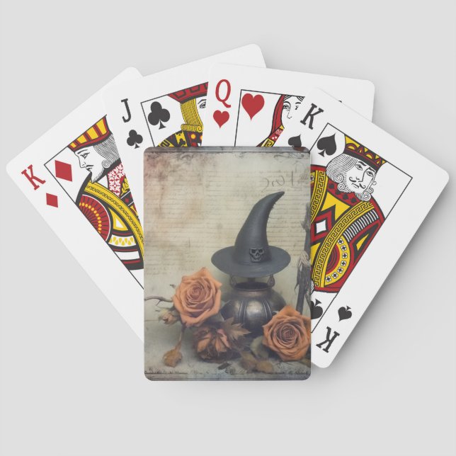Baralho Vintage Halloween Witchcraft (8) (Verso)