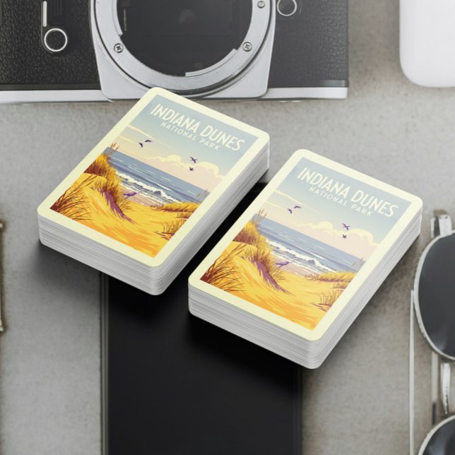 Baralho Vintage Indiana Dunes National Park  (Criador carregado)