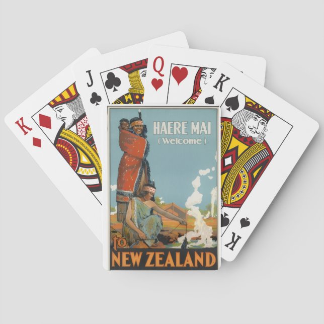 Baralho "Vintage New Zealand" (Verso)