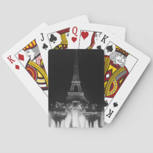 Baralho Vintage Paris Fontain Tower Eiffel noite Dart Boa