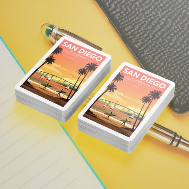 Baralho Vintage San Diego California (Criador carregado)