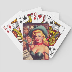 Baralho Vintage Western Pulp Girl