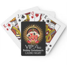 VIP PASS - Casino - Poker Night - Placas