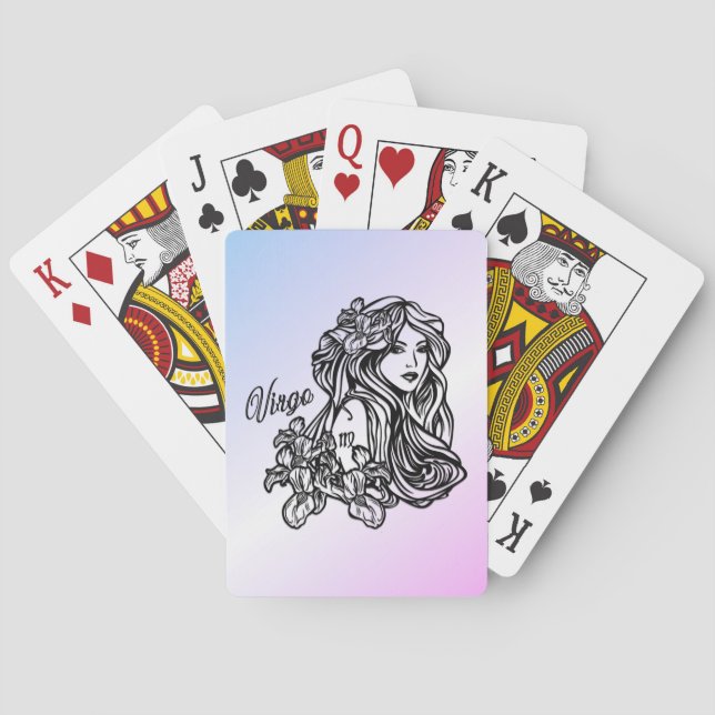Baralho Virgo A Virgem Zodiac Purple (Verso)