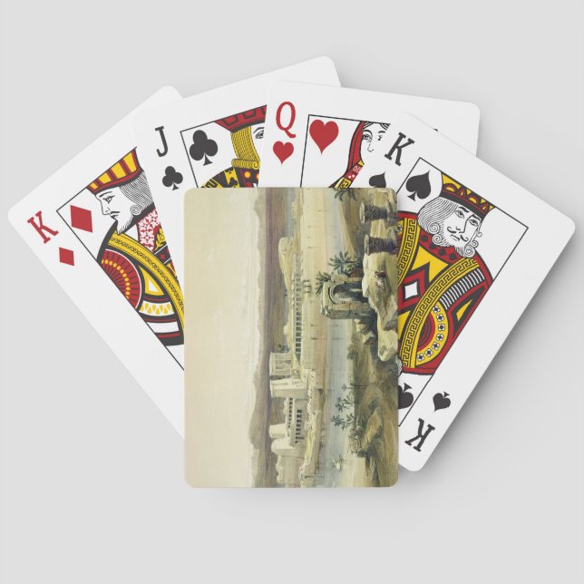 Baralho Visão Geral da Ilha de Filae, Nubia, de (Verso)