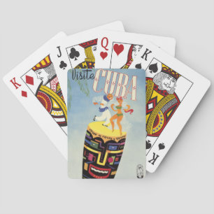Baralho Visite Cuba Tiki Fiesta Siesta Vintage Holiday Isl