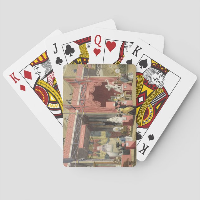 Baralho Vista das seções da Suecia, da Noruega e da Dinama (Verso)