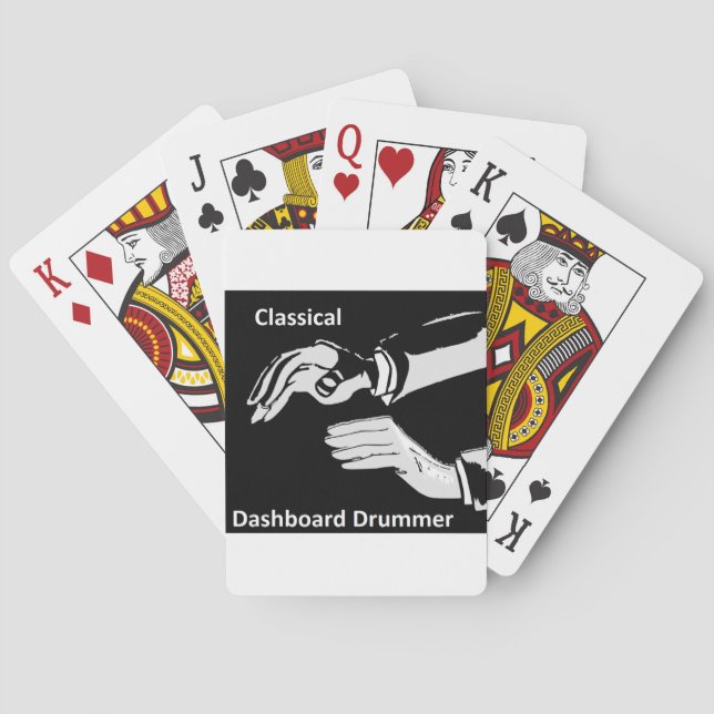 Baralho Visto de baterista do Painel Clássico (Verso)