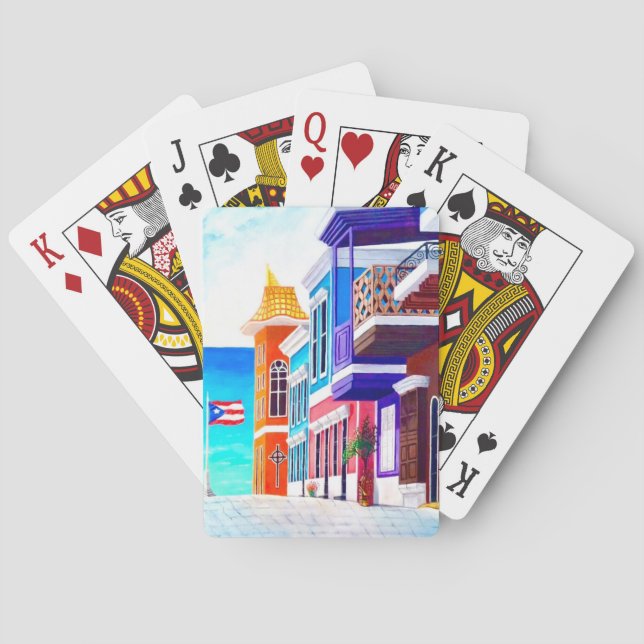 Baralho ¡Viva Puerto Rico! (Verso)