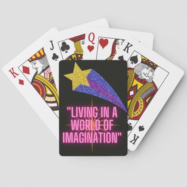 BARALHO VIVER NUM MUNDO DE IMAGINAÇÃO (Verso)