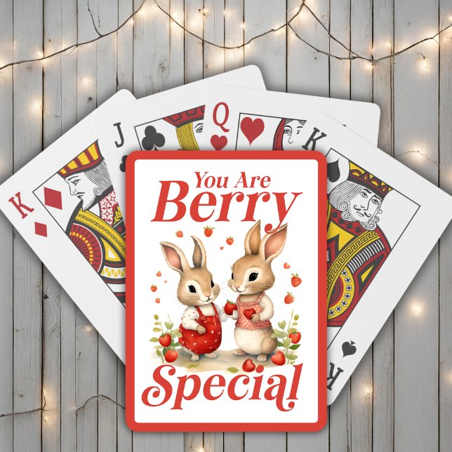 Baralho Você É Berry Special Cute Bunnies (You Are Berry Special Cute Bunnies Poker Cards
)