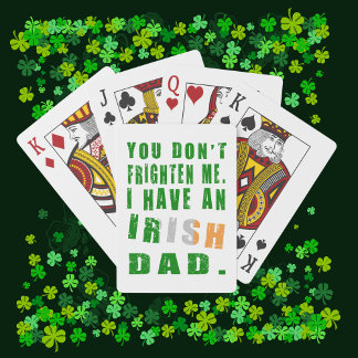 Baralho Você não me assusta Eu tenho um Pai irlandês