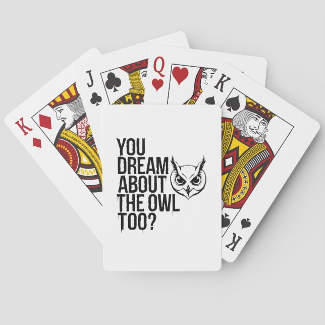 Baralho Você Sonha Com A Coruja Também? (Verso)