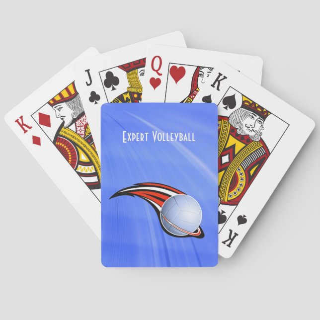 Baralho Voleibol - Personalização da Bola (Verso)