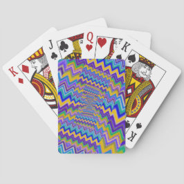 Baralho vórtices multicoloridos em Bicycle Playing Cards