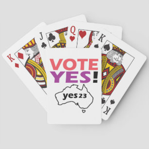 Baralho Vote Sim Para A Voz Dos Indígenas Australianos