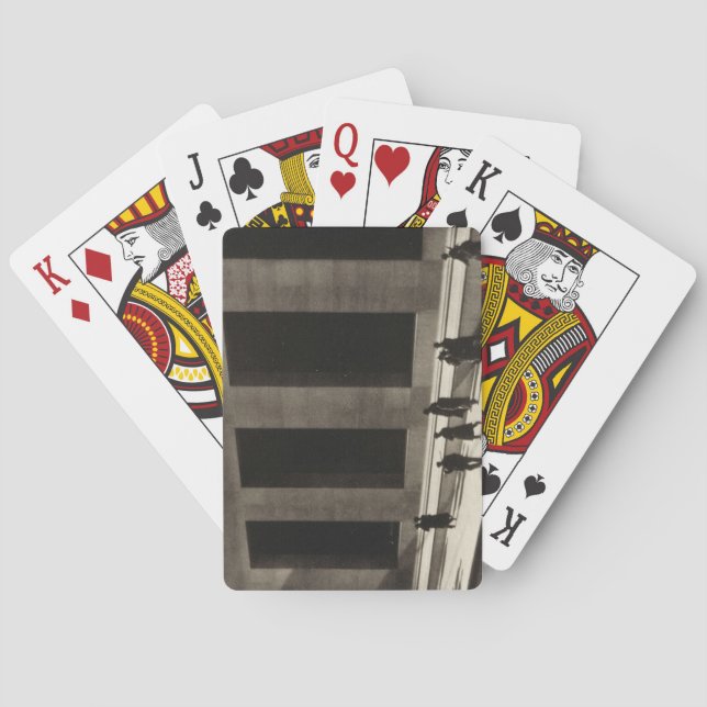 Baralho Wall Street (por Paul Strand, 1915) (Verso)