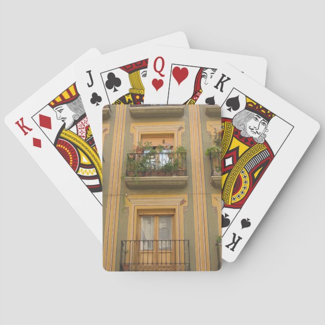 Baralho Wall windows Espanha Photo Classic Playing Cards (Verso)