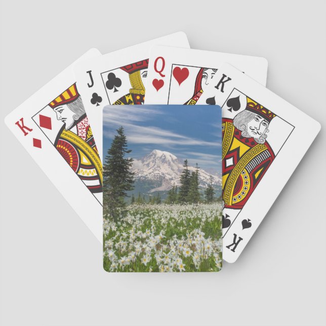 Baralho Washington, Monte Rainier Parque Nacional 1 (Verso)