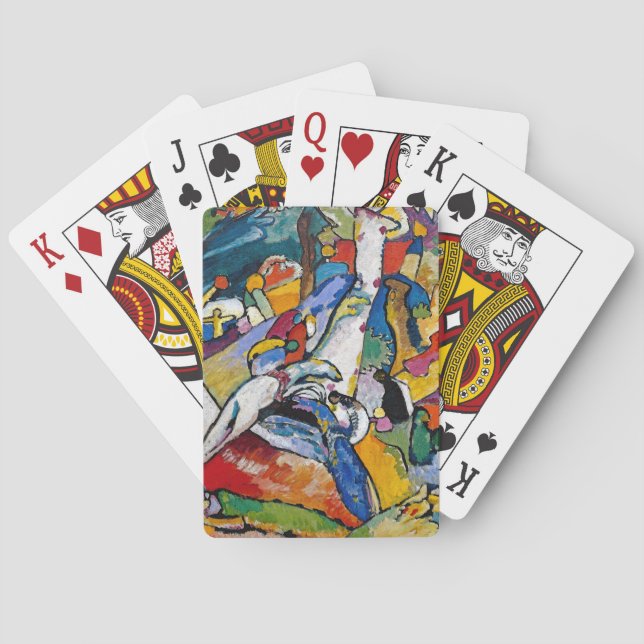 Baralho Wassily Kandinsky - Composição II - Arte Abstrato (Verso)